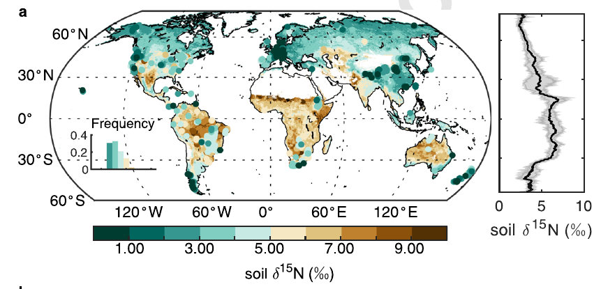 Measurements of nitrogen isotopes in global soils indicate deficiencies in the nitrogen cycles of Earth System Models :: Daniel Goll daniel-goll.webnode.page/l/measurements…