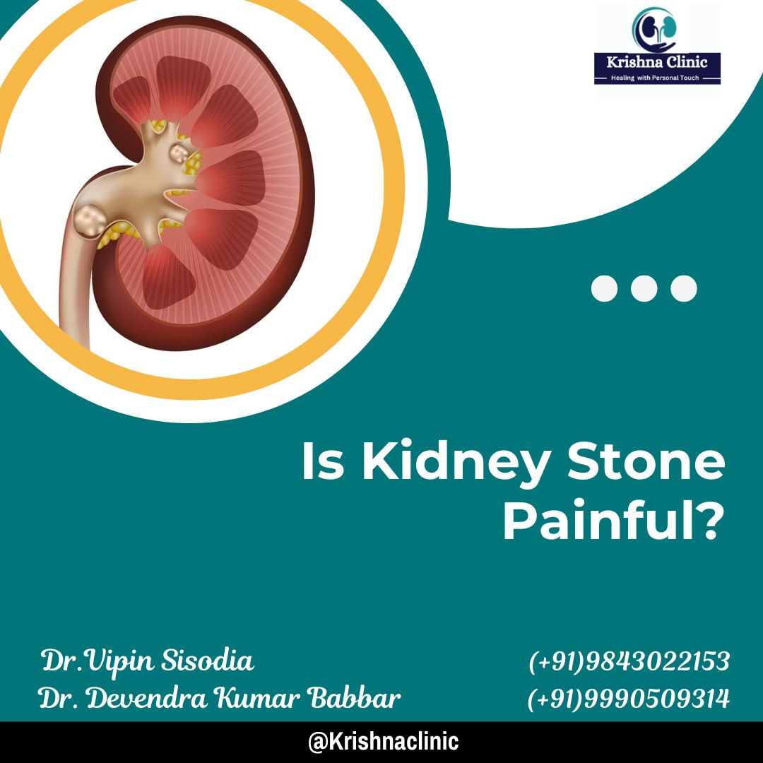 Is Kidney Stone Painful?
Sometimes, Kidney Stones cause pain while passing with urine.

-📷Contact us:-(+91)9990509314,(+91)9843022153.

**
#DrDevendraKumarBabbar #DrVipinSisodia #kidneystones #kidneyhealth #kidneystonepain #cancerawareness #cancerfighter #krishnaclinic