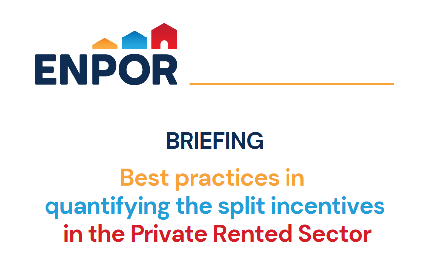 🏘️Building renovations must be boosted while protecting the energy poor. A hurdle is the split incentive to design inclusive measures. 
Read: ENPOR Briefing on Best practices in quantifying the split incentives in the PRS: enpor.eu/wp-content/upl…
#energypoverty #policy #briefing