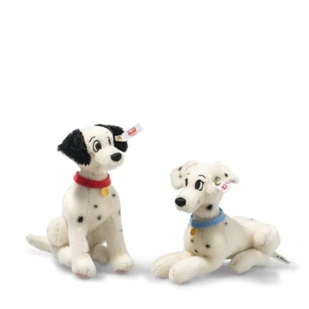 So in love! ❤️

Pongo and Perdita, the dog couple from Disney’s “101 Dalmatians” are absolutely inseparable!
teddybear.land/101-dalmatians…

#Steiff #knopfimohr #explore #teddys #toys #cuddle #softcuddlyfriends #teddybear #Collectables #CollectThemAll #BearCollectables #teddybearland