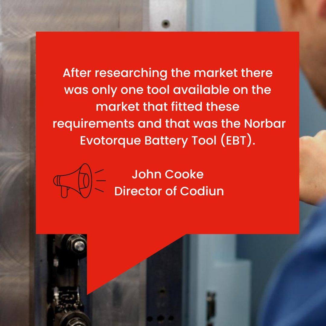 voiceoftorque's tweet photo. Q: Which of our tools is transducer battery-powered and gives users the ability to complete a full digital audit trail?
A: It could only be our EvoTorque® Battery Tool (EBT). Discover what our customers had to say 👇
#EvoTorque #TorqueTools #Norbar https://t.co/BltqJNzaQX