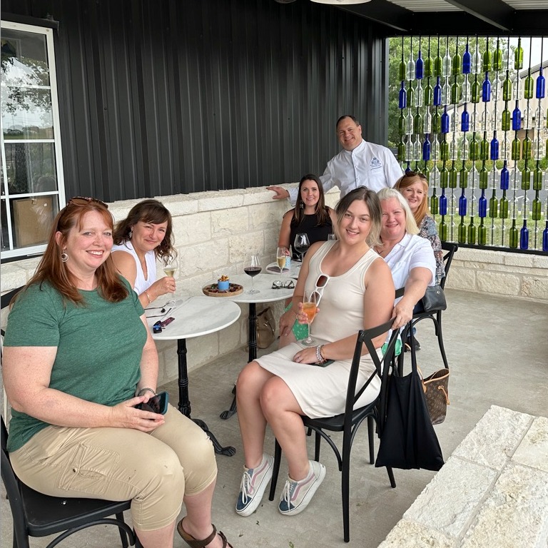Reconnecting with friends from your childhood over wine and chocolate - is there a better way?

#chocolate #chocolatetasting #chocolateshop #txhillcountry #fredericksburg #madeintexas #chocolatemaker #wine #wineandchocolate #winetasting