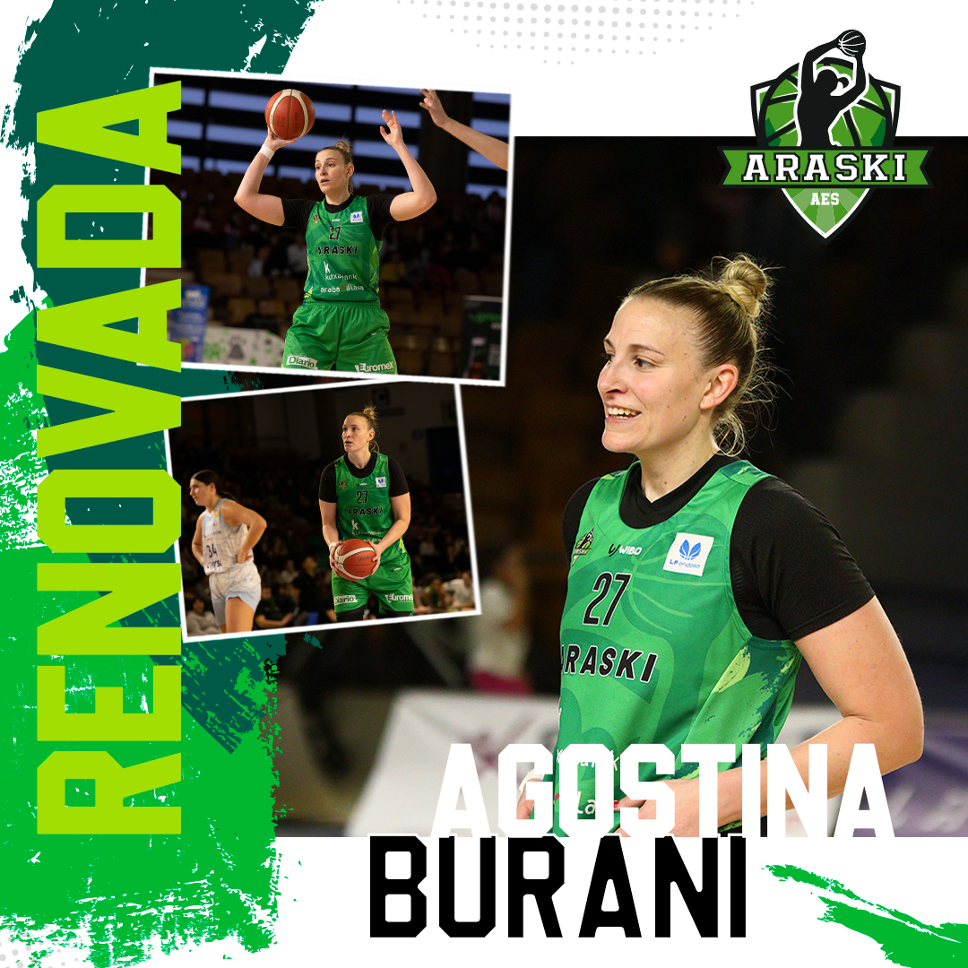 🇦🇷🇪🇸 AGOSTINA BURANI RENUEVA CON ARASKI POR UNA TEMPORADA CANCHA LATINA