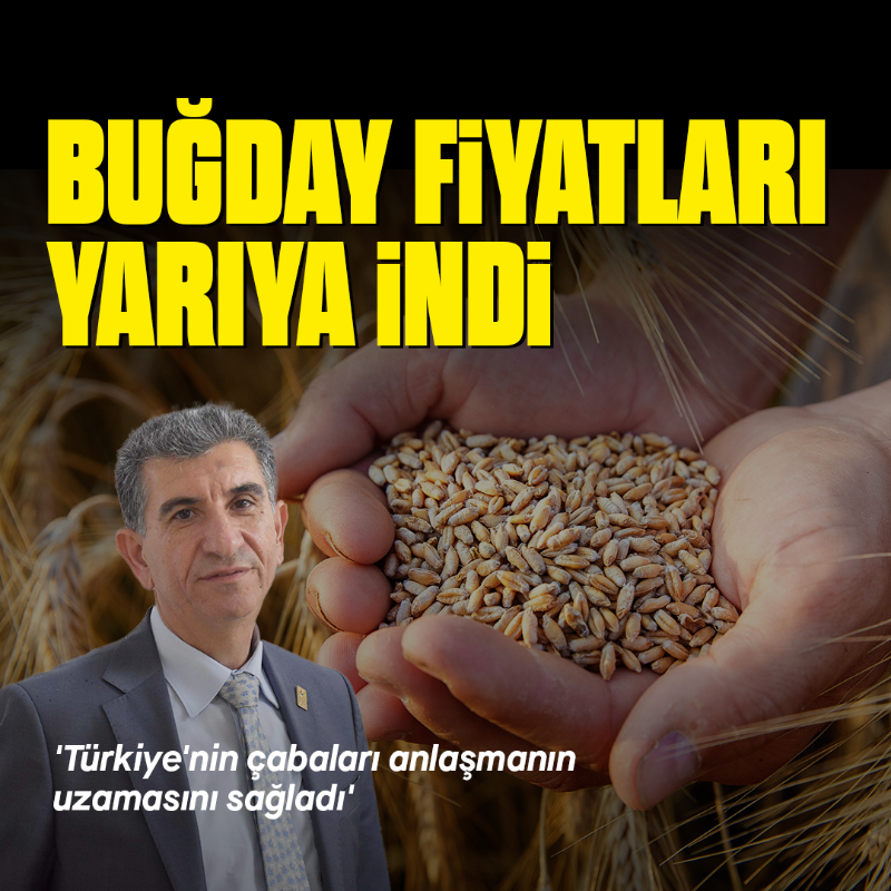yenisafak's tweet photo. Türkiye Un Sanayicileri Federasyonu Başkanı Haluk Tezcan:

"Tahıl Koridoru Anlaşması'nın üçüncü kez 2 ay süreyle daha uzatılması Türkiye'nin başarısı. Bu başarı, buğdayın tonunu 500 dolardan, 250 dolara geriletti."