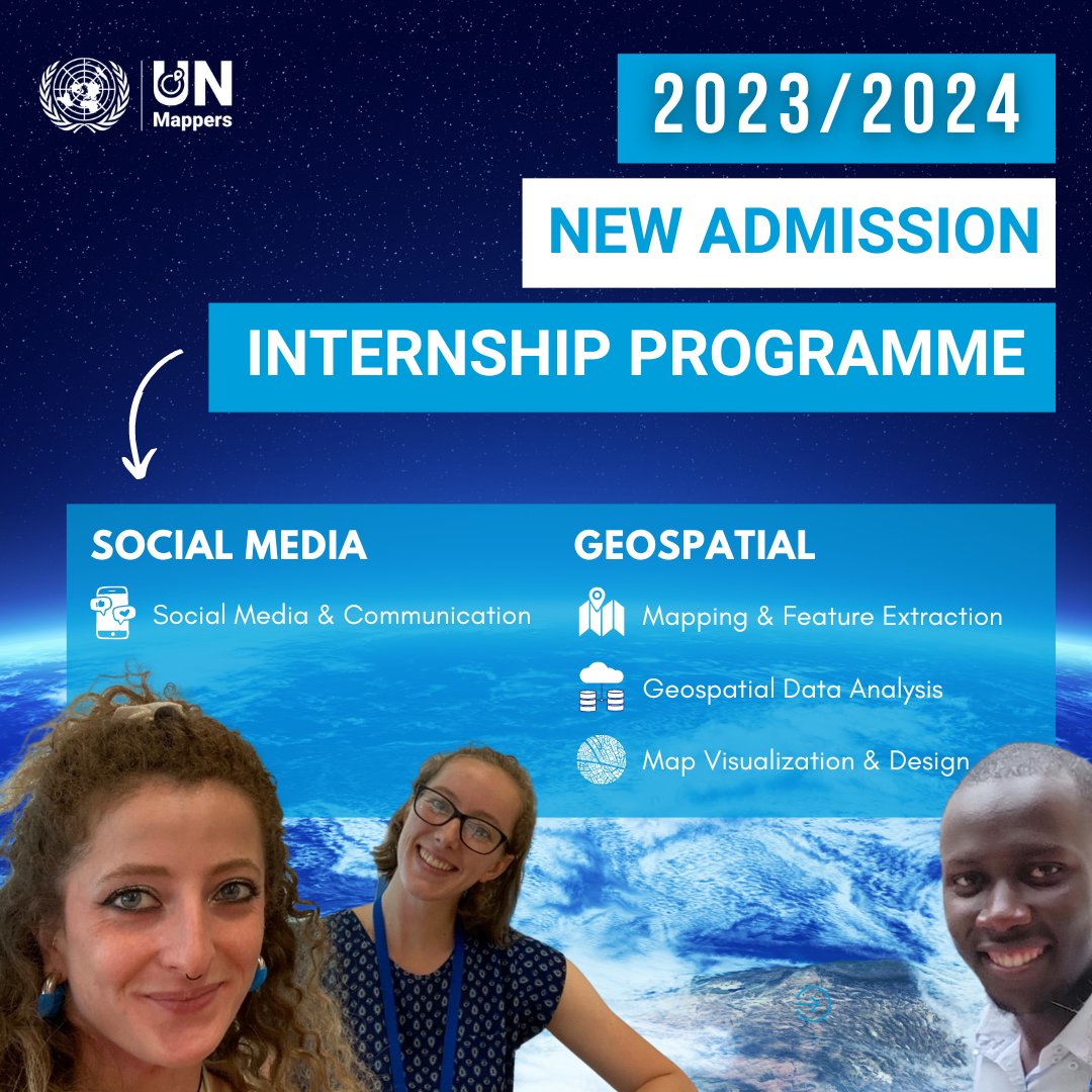 gischatbot on Twitter "RT UN_Mappers Internship opportunity!🎓 Are