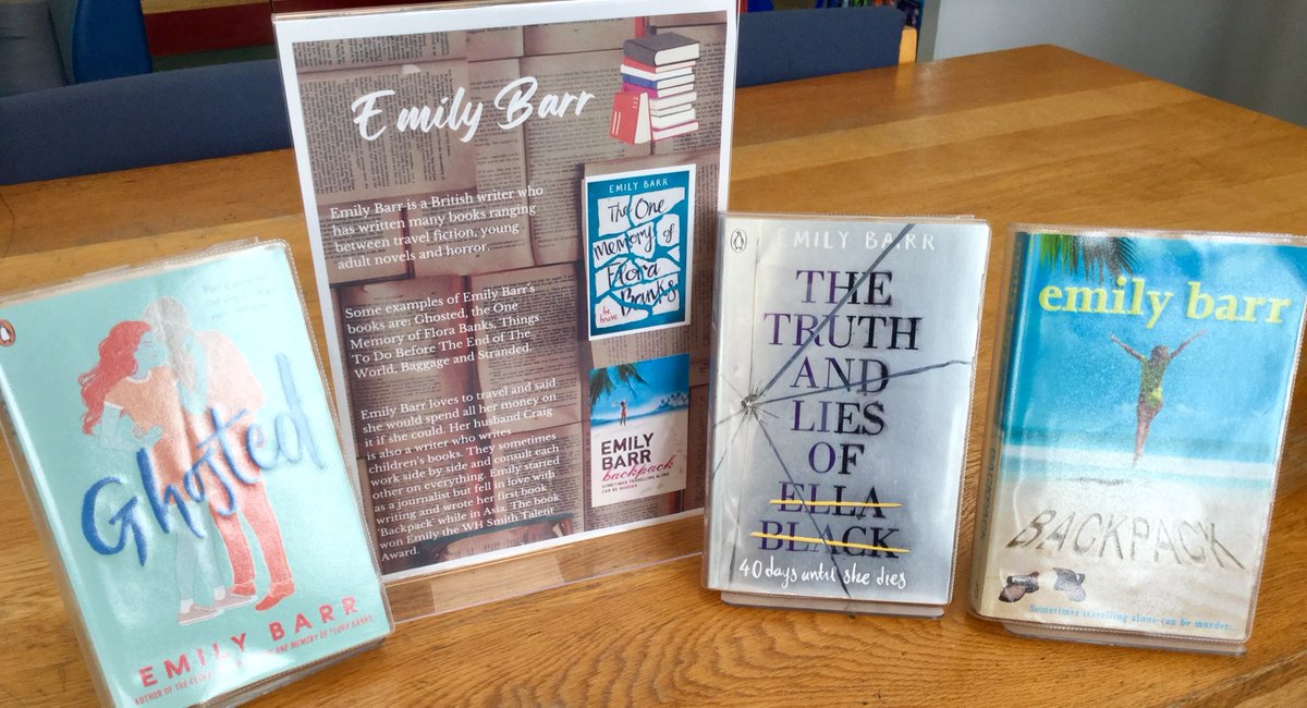 SullivanUpp_Lib's tweet photo. Back to normal timetable after #schoolexams and 2 weeks of borrowing & @AccReader quizzing left😢 Final pupil librarian's #authorfocus on @emily_barr & #JaneAusten & our fantastic #bookoftheweek by @theLucyStrange❤️📚Lots of great reading ideas too from #summerreads display☀️🍦🏖️ https://t.co/NkIU5fWn1S