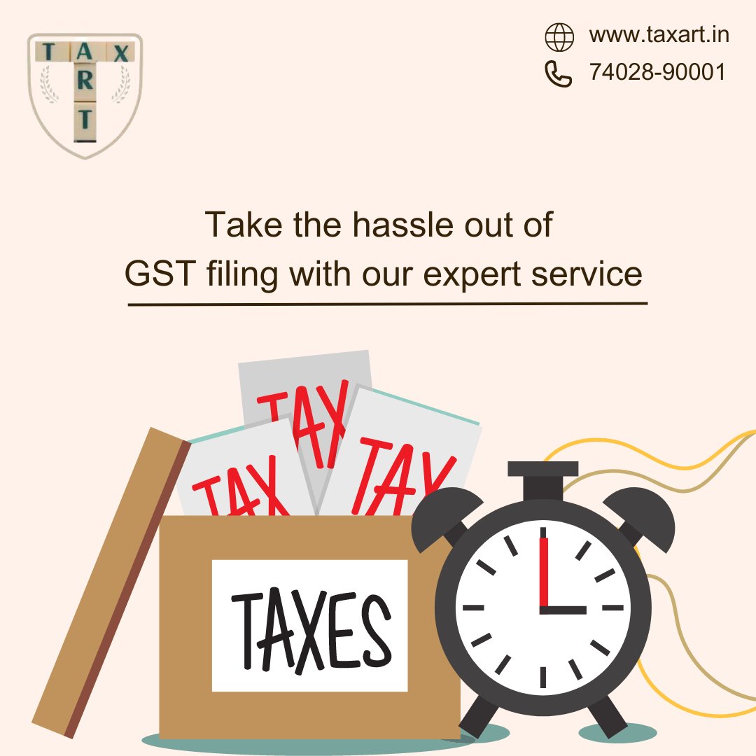 Say goodbye to the stress of GST filing with our service  
#businesssolutions #stressfree  #GSTfiling #businessgrowth #hasslefree