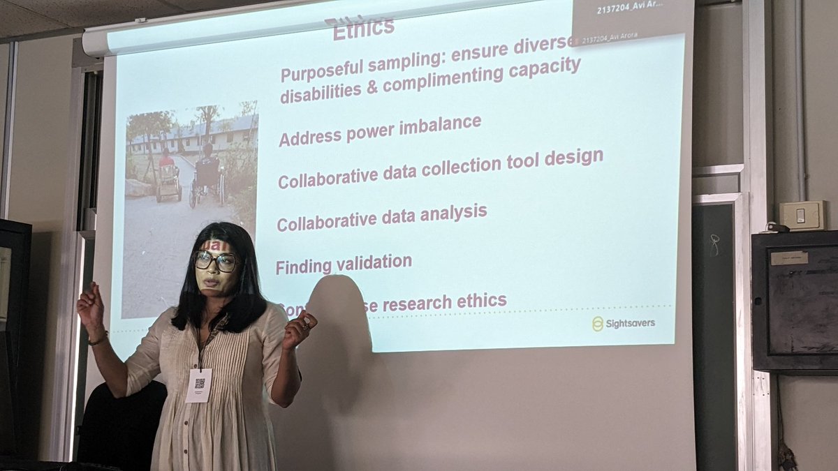 ErminiaColucci's tweet image. ... continuing with #ethics challenges in participatory visual research on #disabilities which reflects how important it is for ethic committees and funding bodies to engage with (no patronising and disempowering) ethical considerations in creative methodologies
@sapanabasnet