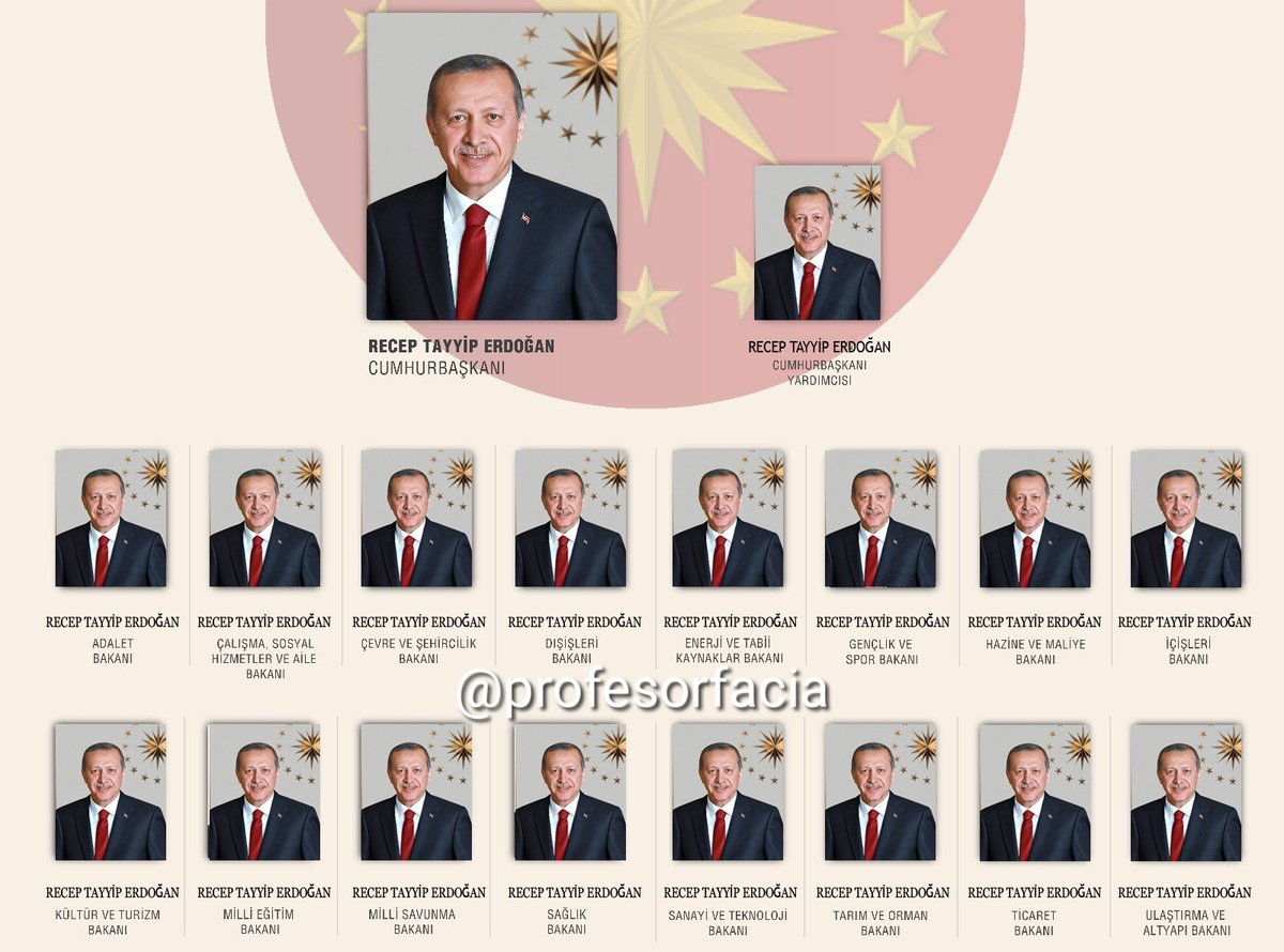 Profesorfacia's tweet image. Yeni Bakanlar Kurulunu merak edenlere çok gülüyorum.😂😂😂

Buyurun;
👇👇👇👇👇