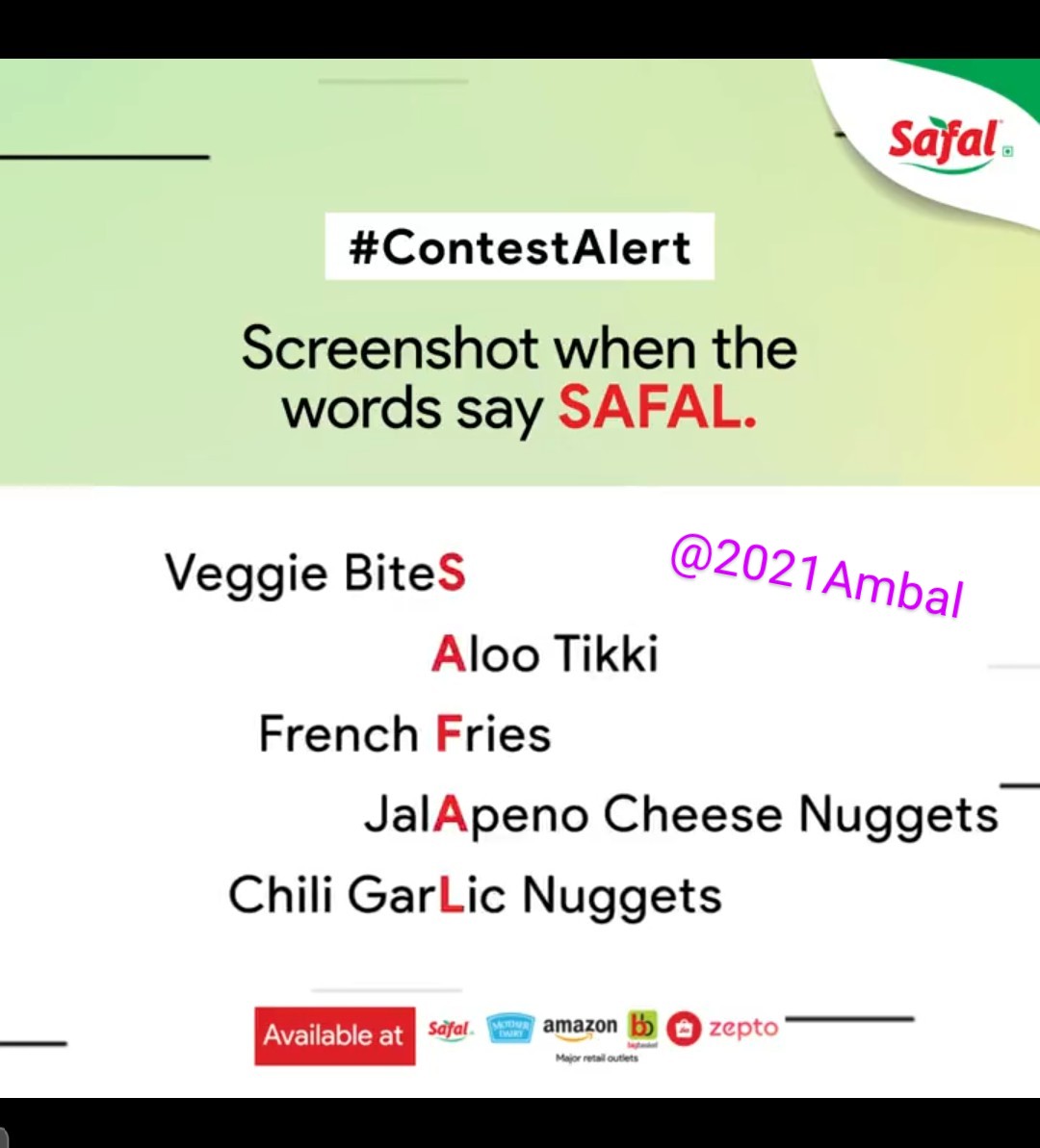 @Safalproducts Thankyou  for the lovely opportunity 

Here is my Ss

#Safal #SafalProducts #SnackTime #SafalSnacks #EveningSnack #SafalFrozenSnacks #ConvenientCookingMadeEasier 

@Safalproducts 

@Deepaadhan3  @KajolSaxena7
 @LaxmiPatell  @ujjawalkumar26  @toposant55  @blessedkamal