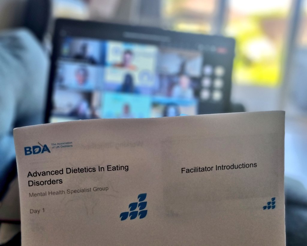 Updating my knowledge on #eatingdisorders looking forward to a day of learning! #CPD #whatrdsdo #mentalhealth @BDA_Dietitians @Dietitians_MHG @Dietitian_MH