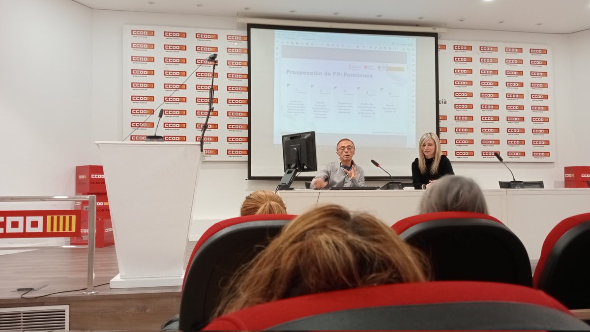 Rafalavall's tweet photo. Interessants Jornades organitzades per @educacio_ccoopv sobre FP integrada i els Consells Territorials: Organització i funcions, amb José Luís Martínez, Prospector Cefire Àrea 14 #FP #FPintegrada https://t.co/N0bXfOeN3r