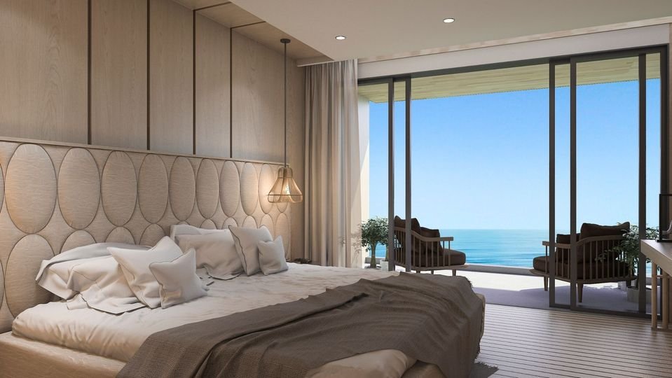 What an incredible view to wake up to in the morning!
#luxurybedroom #interiordesign #bedroomdecor