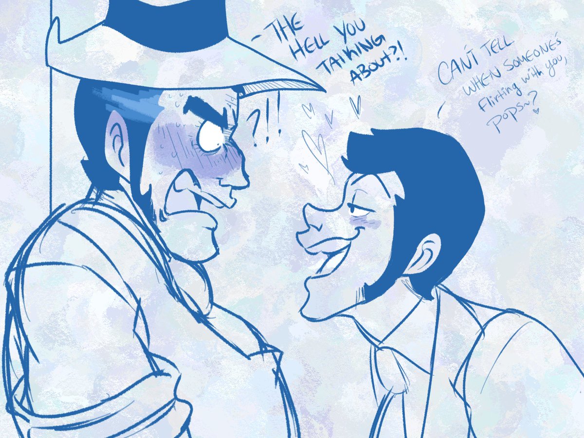 Idk why but flustered Zenigata is something I enjoy.
Happy luzeni friday fellas.
#luzeni #loopzoop