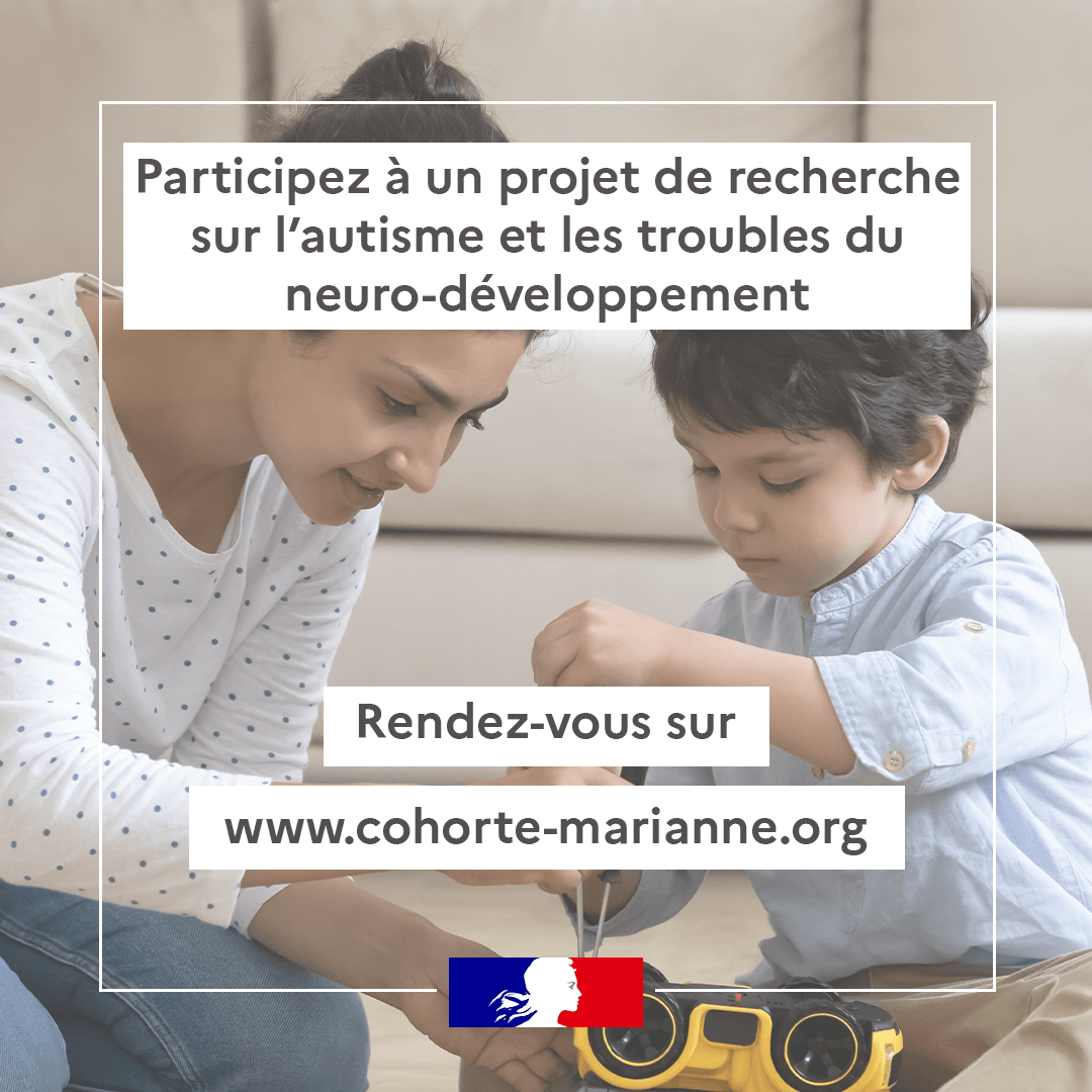 #CohorteMarianne | Participer à cette étude et contribuer à améliorer les parcours de soins des enfants ayant des difficultés de développement.
➡️ Pour en savoir plus : swll.to/VHW1lQ8
➡️ Pour participer : lnkd.in/ex6THeh5