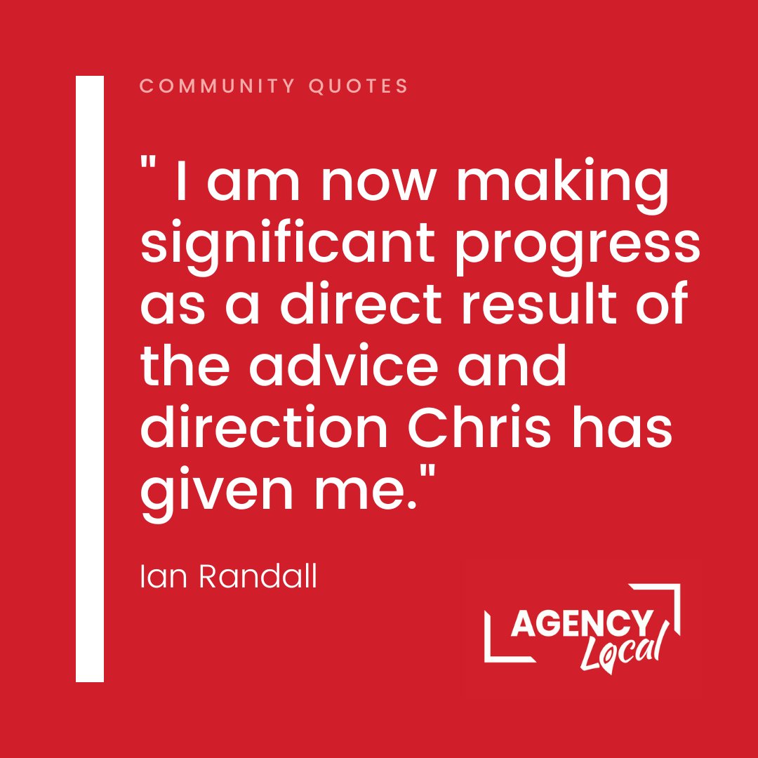 Thank you for this wonderful testimonial from Ian Randall. 'I was introduced to Chris just over a year ago and have been working with him ever since. Chris has provided me with the light and the focus I need to move my Agency forward.'