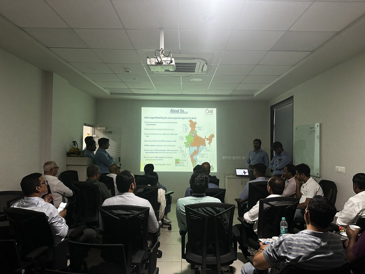 mrai_india's tweet photo. #MRAI led #AKAMCampaign2023 Delegation having #recyclers, @mygovindia officials, academic institutes &amp; ULBs visited CMR Toyotsu Aluminium India (Plant-1).  Visit was a great session of learning with exposure to responsible #recycling practices

#MRAI #IndustryVisit #AKAMCampaign https://t.co/tgRDtGc7Uo