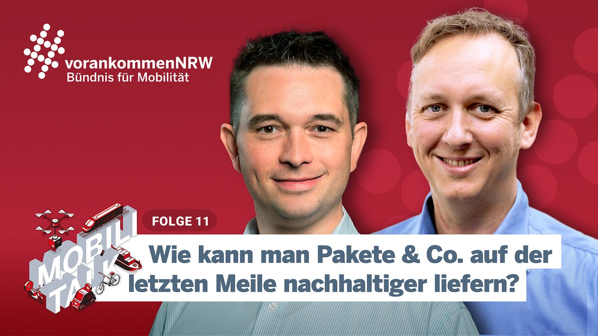 Verkehrslogistik (@vlog4_0) on Twitter photo Das hohe Paket- und Lieferaufkommen stellt #Verkehrswege und #Umwelt vor Herausforderungen 📦 Wie lässt sich die #letzteMeile nachhaltiger gestalten? Darüber sprechen Dr. Christoph Hempsch <a href="/DeutschePostDHL/">Deutsche Post und DHL News</a> & Arnd Bernsmann @FraunhoferIML in der neuen #mobiliTALK-Folge <a href="/VerkehrNRW/">Mobilität NRW</a> Das hohe Paket- und Lieferaufkommen stellt #Verkehrswege und #Umwelt vor Herausforderungen 📦 Wie lässt sich die #letzteMeile nachhaltiger gestalten? Darüber sprechen Dr. Christoph Hempsch <a href="/DeutschePostDHL/">Deutsche Post und DHL News</a> & Arnd Bernsmann @FraunhoferIML in der neuen #mobiliTALK-Folge <a href="/VerkehrNRW/">Mobilität NRW</a>
