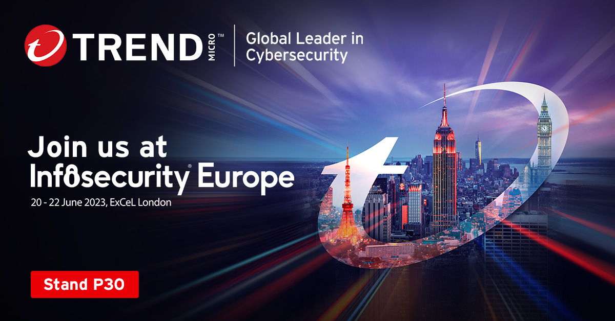 mattkille33's tweet image. Join Team Trend at infosec this year, stand P30 from 20-22 June 2023, stand P30. bit.ly/3pW51zd 

#infosecurity2023