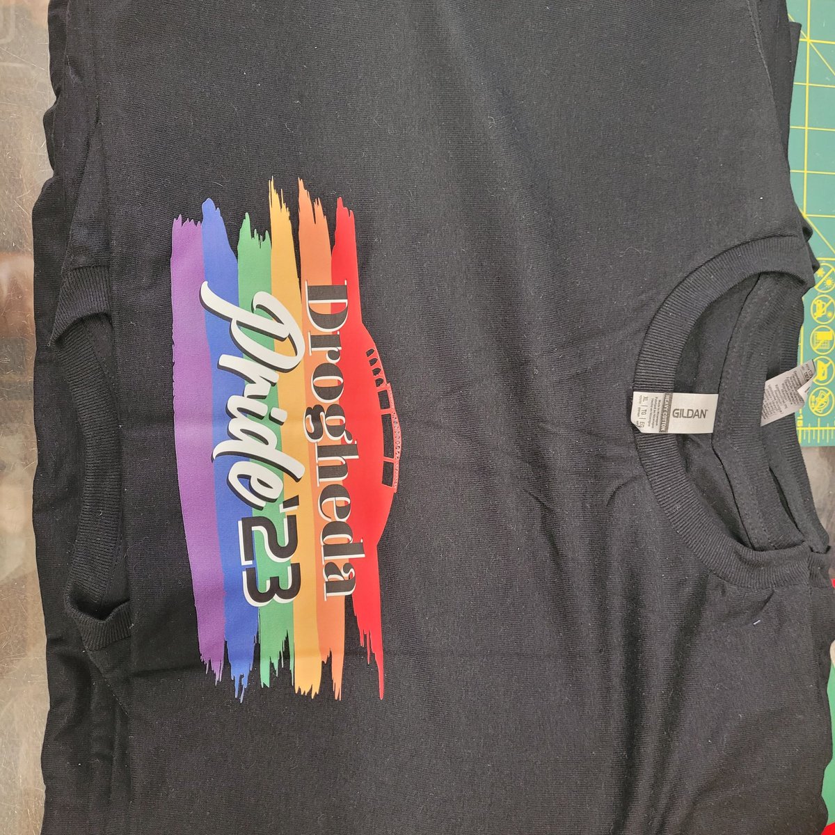 We have Drogheda Pride Tshirts available from Saturday at Cottage Market in Scotch Hall 

All proceeds are going to Drogheda  Pride 2023

Would you like a tshirt ?

<a href="/Louthchat/">#LouthChat</a> <a href="/CottageMktDrog/">CottageMarketDrog</a>
