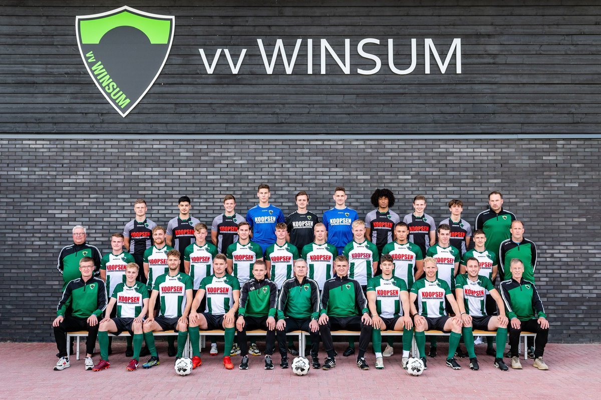 vvwinsum's tweet photo. Vanavond speelt @vvwinsum1 in de 1e ronde van de nacompetitie voor promotie naar de 4e divisie tegen @BroeksterBoys. De wedstrijd op Sportpark Damwoude (Lytse Loane 124, 9104 CJ Damwald) begint om 20.00 uur. Kom onze mannen vanavond aanmoedigen voor een plek in de volgende ronde! https://t.co/DBLu2RmOLg