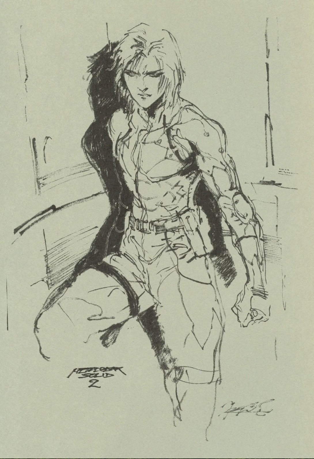 Metal Gear Informer on X: "Raiden, by Yoji Shinkawa  https://t.co/J45Y4i9NMi" / X