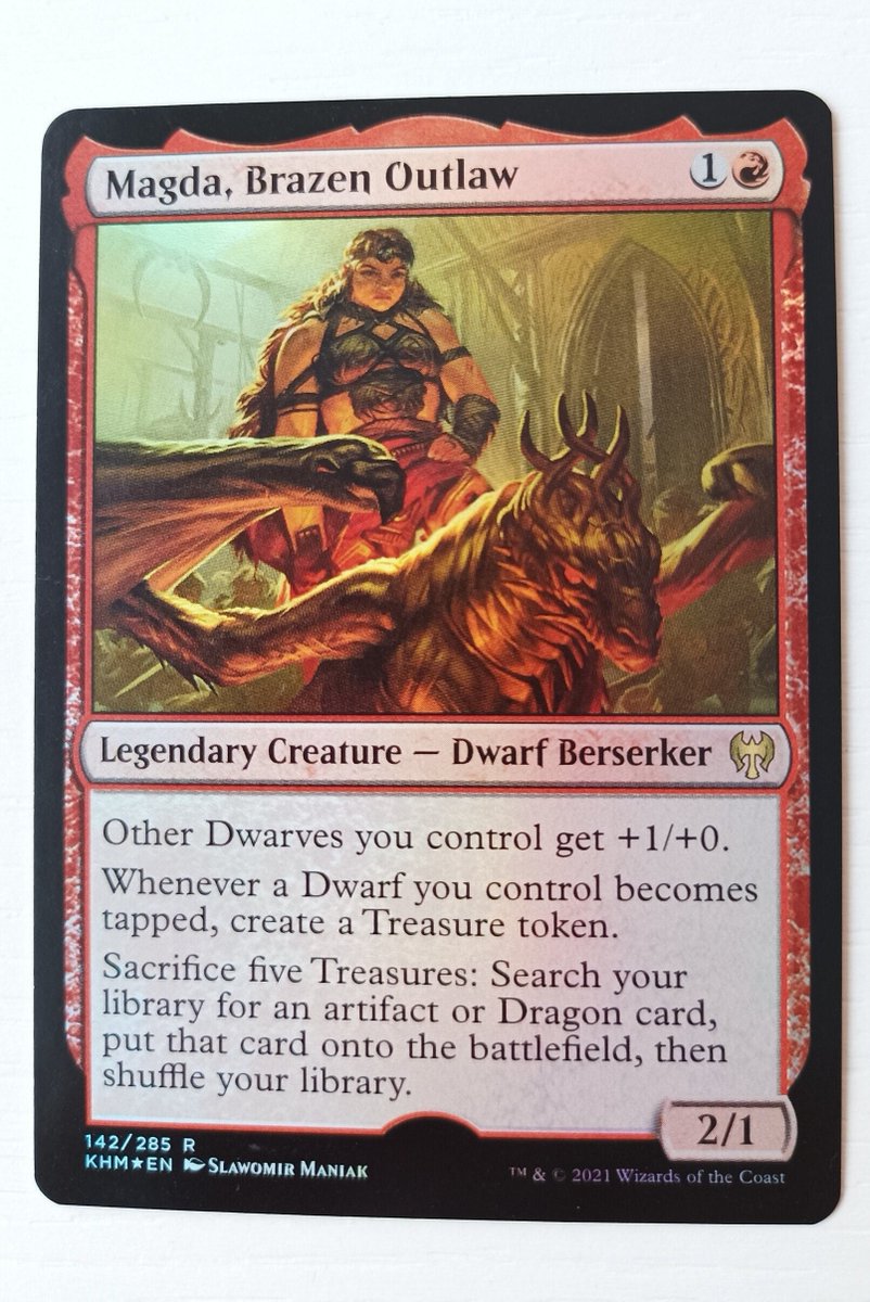 Excited to share the latest addition to my #etsy shop: Magda, Brazen Outlaw – Slawomir Maniak - Magic: the Gathering Artproof etsy.me/3MAkr3U #slawomirmaniak #maniak #magicthegathering #mtg #artproofs #artproof #card #artistproofs #maniaks