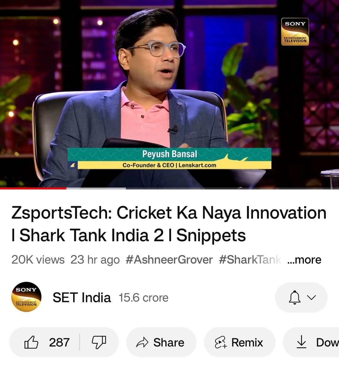 mallocXfree's tweet image. Shark tank India knows how to get the views, using the #AshneerGrover

@Ashneer_Grover @sharktankindia #SharkTank #SharkTankIndia