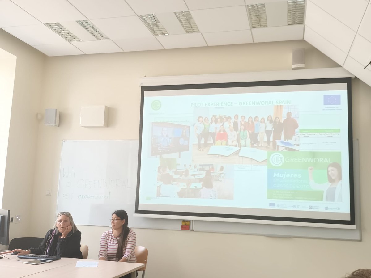 Our Spanish partners (<a href="/UPCToficial/">Universidad Politécnica de Cartagena | UPCT</a> and <a href="/CEAMarMenor/">CEA Mar Menor</a> ) are presenting just now the #Greenworal project results 1 in #Latvia....stay tuned more photos will follow throughout the day!