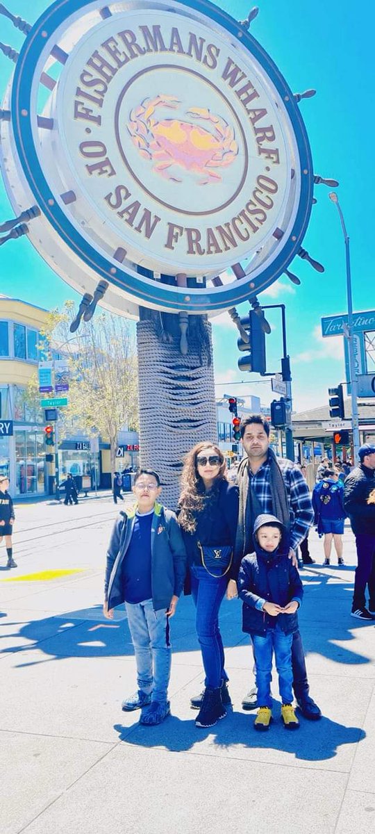 kumarGauravIyc's tweet photo. At Fisherman Warf San Francisco,
With My Family. https://t.co/jbBxj3fCwO