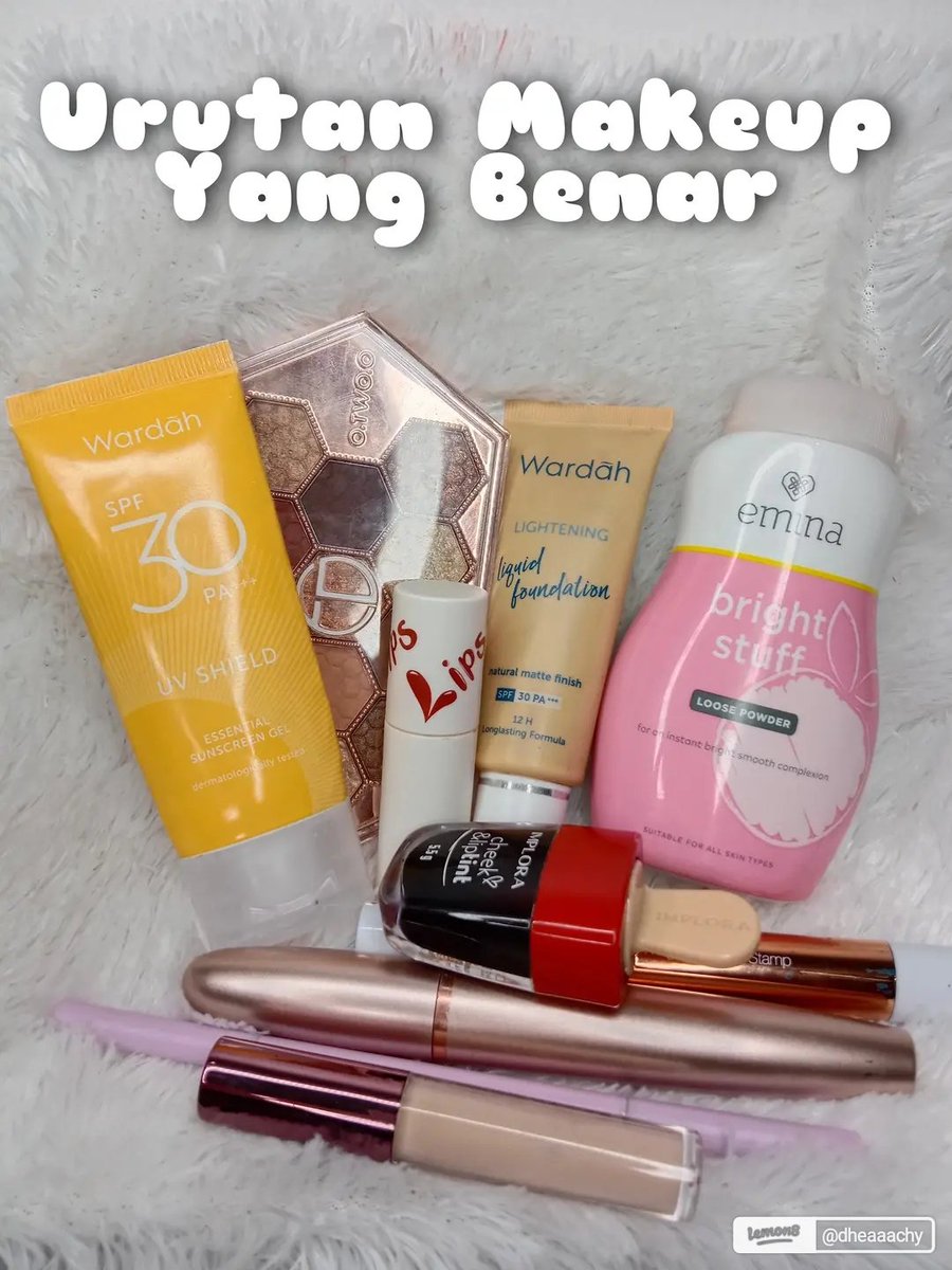 ✨ Urutan make-up yg benar

By Dhea cahya