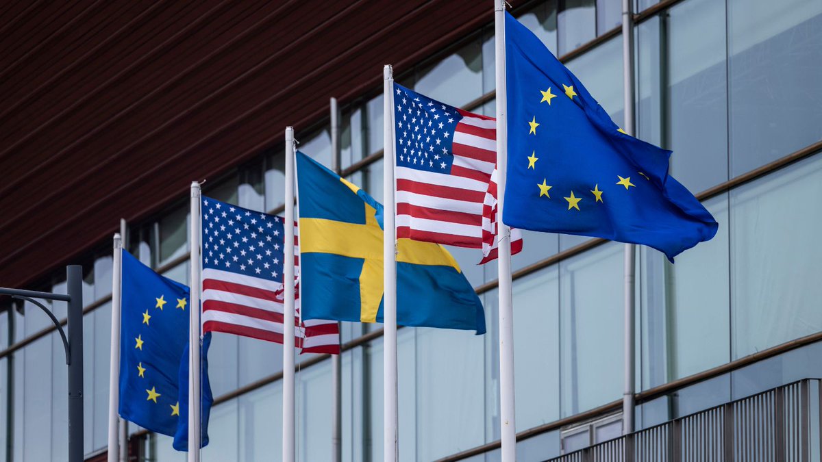 Today, we welcome the EU🇪🇺 and US🇺🇸 to Luleå🇸🇪 for the fourth meeting of the Trade and Technology Council #TTC – the main forum for strong transatlantic collaboration and coordination of strategies for important global trade, economic and technology issues.
