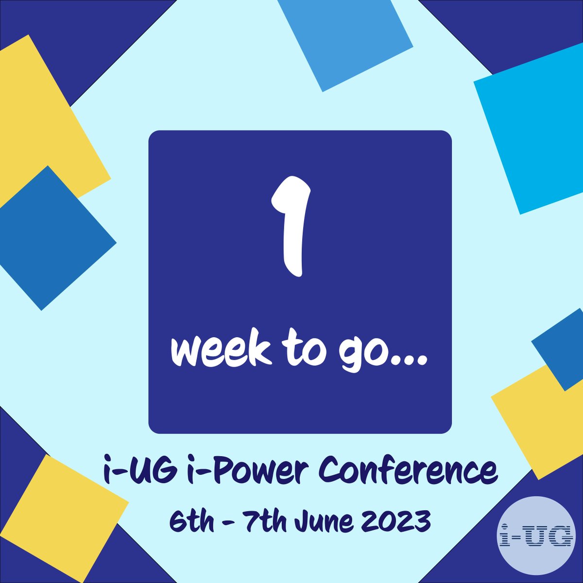 1 WEEK TO GO!! Have you registered yet? If not, there's still time - buff.ly/41YbEim #IBMi #techconference #educate #iug