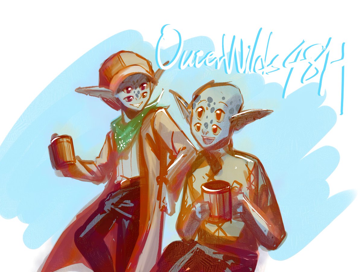 ow48hours70772's tweet photo. Thank for you all
(1/2)

By 鸚鵡螺Nautilus-From OuterWilds 48Hours project
#outerwilds48hproject 
#OuterWilds https://t.co/0dpzX1Bz8S