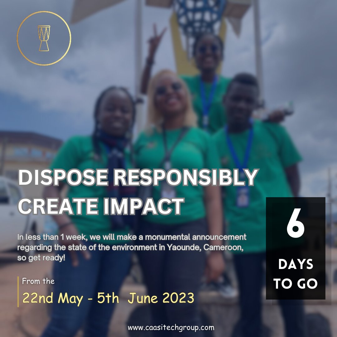 CaasitechA's tweet photo. Get ready to celebrate and take action for a greener future

#sustainableLiving
#BeatPlasticPollution
#Beatplasticfree
#EcoCaasitech
#WorldEnvironmentDay
#Environment https://t.co/2stGkYKvpU