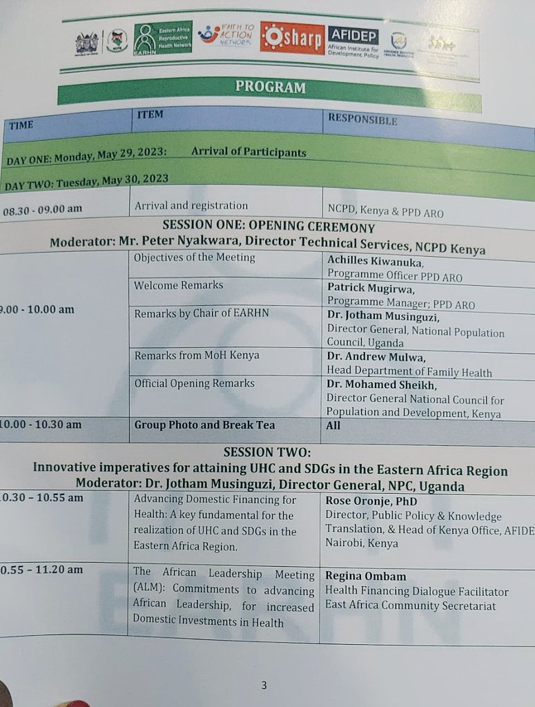 PublicPathways's tweet image. PPI's @KaeshaNamunyak  is at the 13th #EARHN2023 coordination meeting. We are looking forward to contributing to the theme of Strengthened South-to-South Cooperation for the Attainment of #UHC and #SDGs in the Eastern Africa region. 

#HealthFinancing  #SRHR