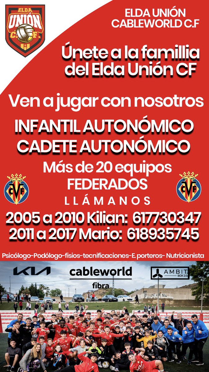 Elda Unión Cableworld Club de Fútbol tweet media