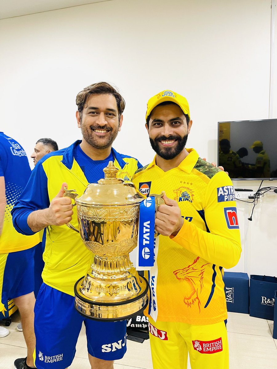 Hearts fill when Thala Thalapathy smile! 🦁💛

#CHAMPION5 #WhistlePodu #Yellove @msdhoni @imjadeja