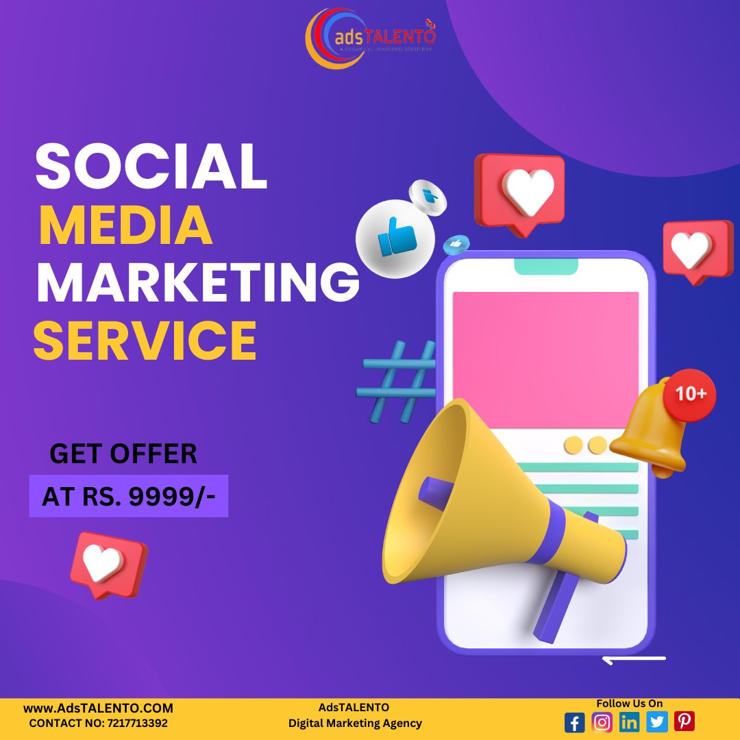 VIRAL YOUR BRAND ON SOCIAL MEDIA. GET SOCIAL MEDIA MARKETING SERVICES BY AdsTALENTO. GET THE OFFER .
.

#adstalento #socialmediamarketing
#socialmediamarketingtips #socialmediaqueen #socialmedia #socialmediamarketingtips
#socialmediamarketinghelp
#digitalamarketingtips