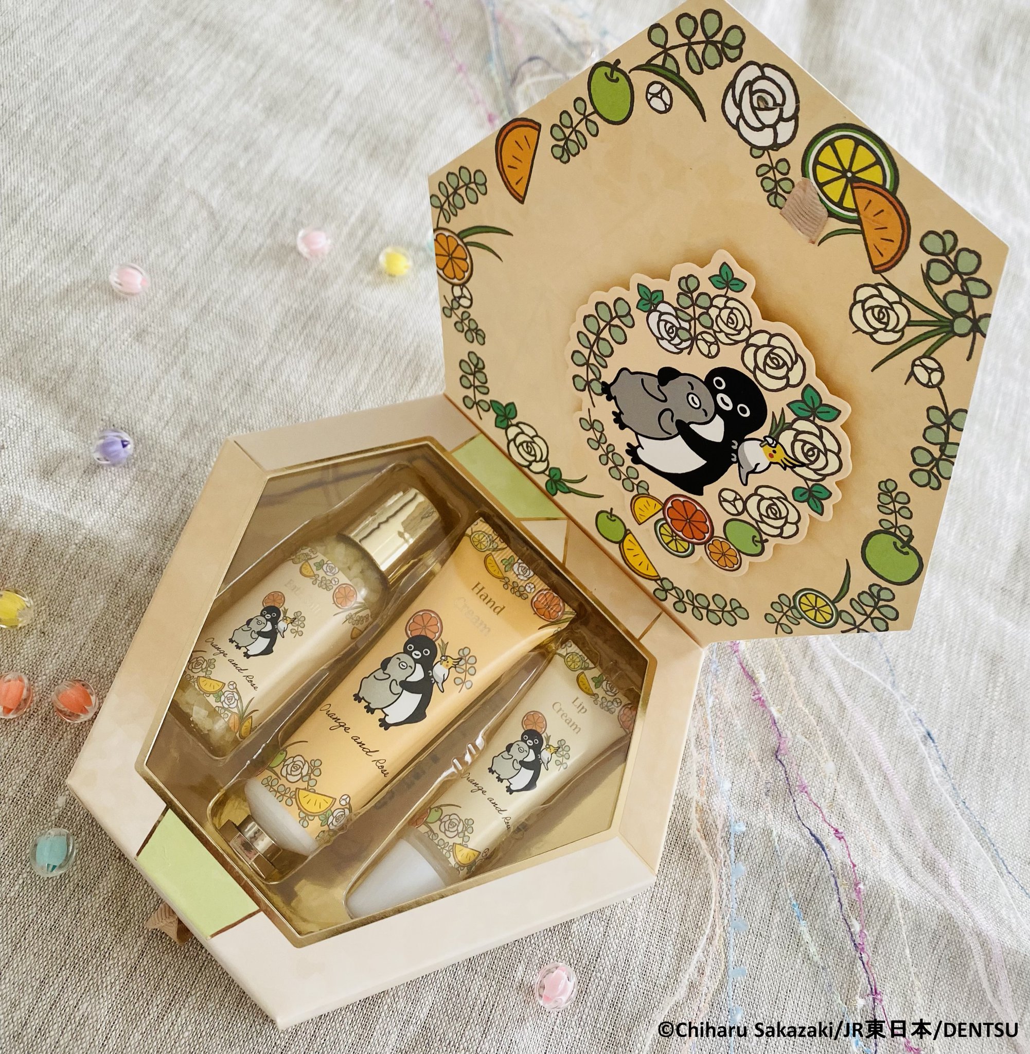 Suicaのペンギンプレミィコロミィオリジナル柄ルームジップ