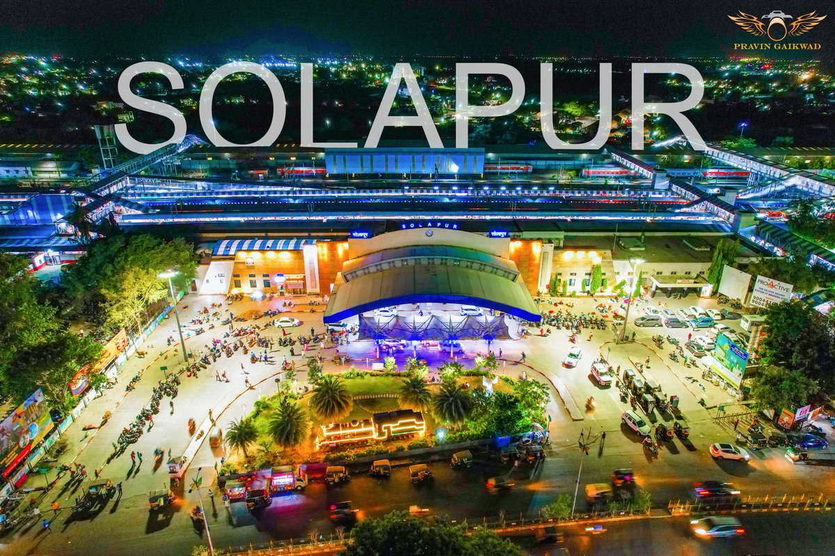Pravingaikwadp7's tweet photo. Solapur Railway Station 📸❤️ @RailMinIndia
@AshwiniVaishnaw  @narendramodi @Central_Railway
.
.
#railwaystation #ministryofrailways #railways #vandebharat #vandebharatexpress #ipl #Chennai #mahi #thala #9YearsOfSeva #pravingaikwadphotpgraphy https://t.co/bInoXnEhMW