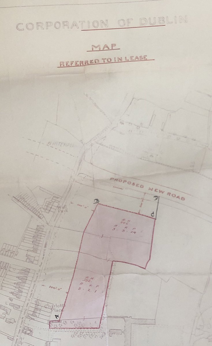 Hello Twitter hive mind. Does anyone know what the A.H. References (246 &amp; 132) in the deed map below refer to? Is it just All Hallows? Is there a #dublin corporation master index to which these numbers refer? <a href="/DCCcabraglasnev/">Dublin City Council – Cabra/Glasnevin</a> <a href="/DubHistorians/">Dublin City Historians in Residence</a> <a href="/Archidub1/">Architecture of Dublin</a> #localhistory #deeds