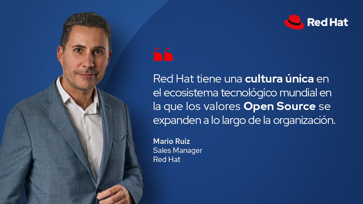 RedHatIberia's tweet photo. La #CulturaAbierta y colaborativa de @RedHat el núcleo de nuestra identidad, nuestra esencia. Y nos hace únicos.

Porque Red es más que un color.
#RedIsMore

https://t.co/JPP8HA8odF https://t.co/e3vw8Lk4q4