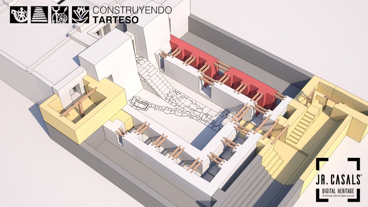 Volvemos a la carga con la actualización de la #ReconstruccionVirtual de #CasasdelTuruñuelo. Este año tenemos novedades que nos harán replantear muchas cosas, algunas que hay que reinterpretar de la campaña anterior y la incorporación de los nuevos espacios excavados al SE 😀💻