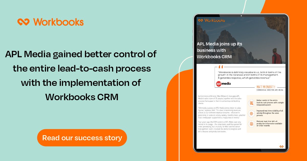 Workbooks CRM tweet media