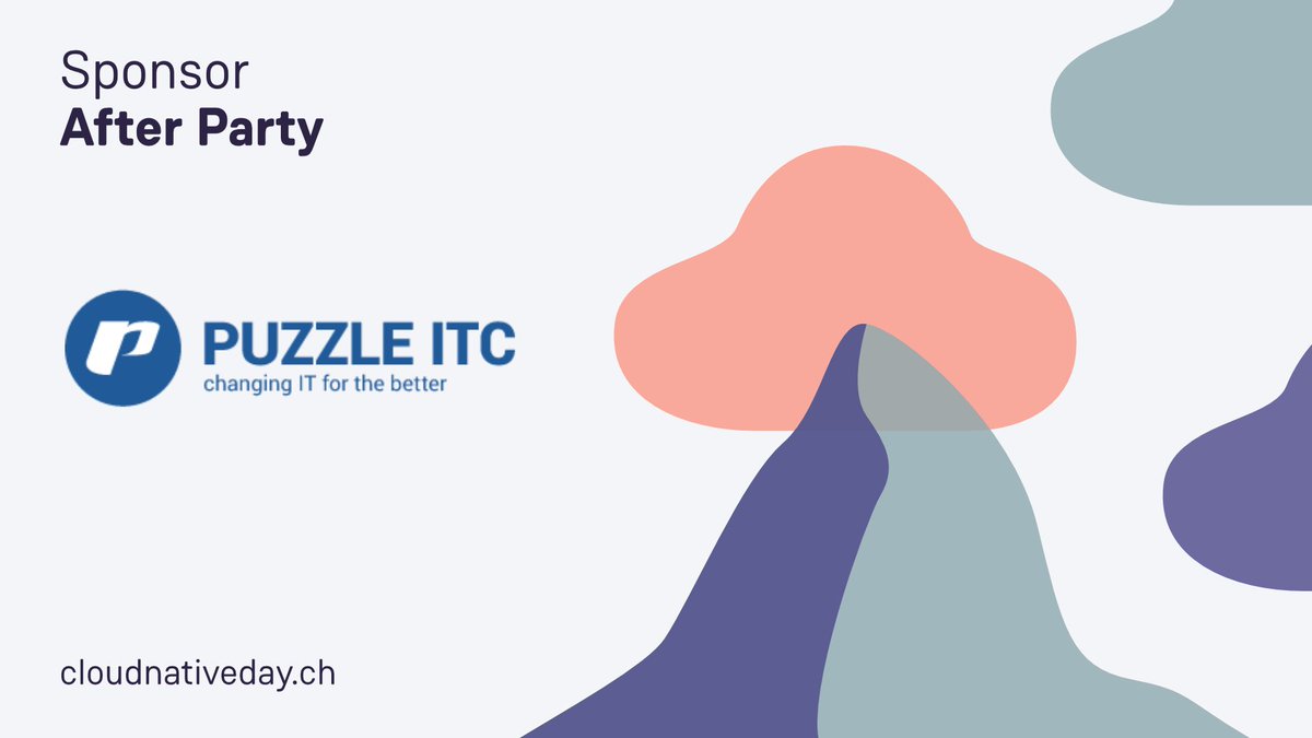 A big thank-you to @puzzleitc for sponsoring the #swisscnd After-Party also this year! Thank you for your support!! 
#cloudnative #localsupport