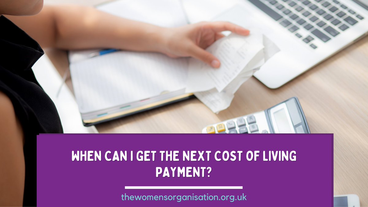 We know how much the #Costoflivingcrisis is effecting those in our community.

We've put together everything you need to know about the #costoflivingpayments.

Read more here. 👇

thewomensorganisation.org.uk/when-can-i-get…