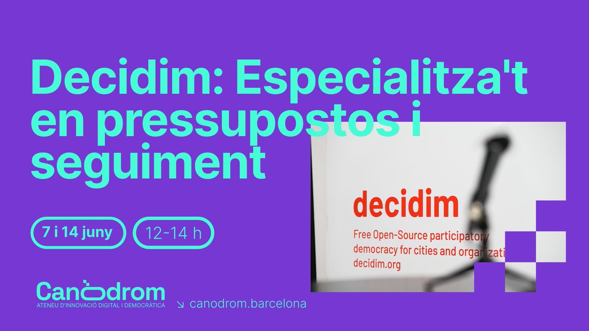 Canòdrom -Ateneu d'Innovació Digital i Democràtica tweet media