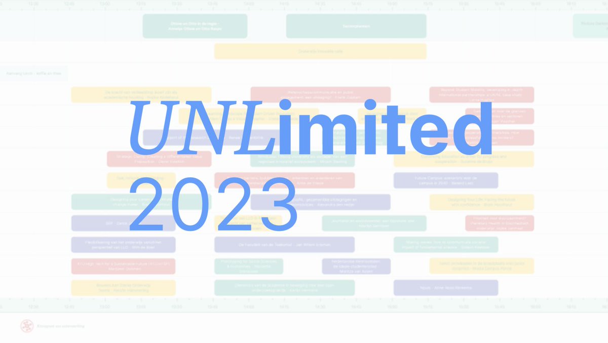 Programma UNLimited 2023 bekend! Benieuwd wat we gaan doen? Ontdek het hier! unlfestival.nl/programma/