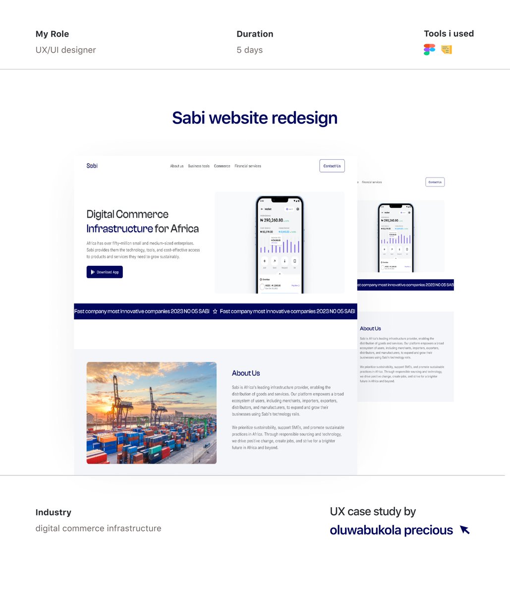 prescopella's tweet photo. Redesign of @sabiam_africa  website 
A thread🧵 https://t.co/TCpU4S1jyb